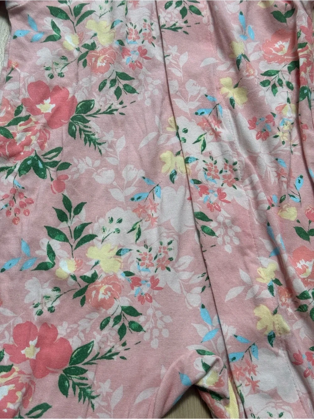 Magnetic Me - Pink Floral Footed One-Piece